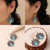 Vintage Geometric Alloy Earrings For Women With Gold Plating And Animal Design For Gift Giving