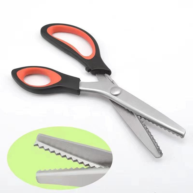 Ножницы для кружева с зубчатым треугольным лезвием: Ручной инструмент для парикмахерского дела и шитья