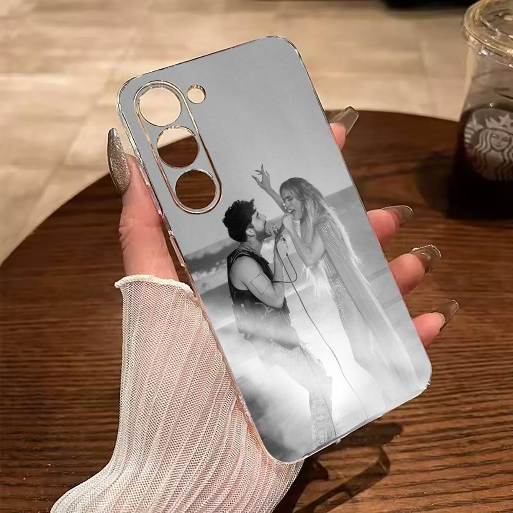 Q-Queen of Flow -La Reina D-Del Flow Clear Phone Case for Samsung Galaxy A71, A70, A52, A51, A40, A30