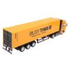 1: 48 Alloy Container Truck Model Toy Highly Simulation Children Car Toys VehicleYellow Container