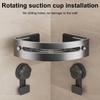 Corner Shelf Organizer Bathroom Corner Storage Rack with Strong Load-bearing Capacity Lotion Holder Suction Cup