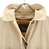 Burberrys 90s Old Stainless Collar Coat 7AR Beige Vest Liner Included Women Used