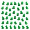 50Pcs Miniature Resin Frog Figurines Miniature Landscape Miniature Garden Frog Ornaments Frog DIY Craft Decorative Ornaments