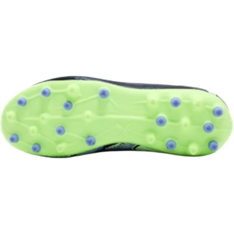 PUMA FUTURE 7 PLAY Trendy Abrasion Resistant Low top Kids' Soccer Shoes Blue Green Kids' 108019-03
