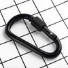 Buckle Carabiner Survival Keychain Camp Climb Hook Clip Backpack Buckle Keychain
