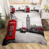Feelyou Cartoon Car Kids Bedding Set Construction Bedding Duvet Cover Set Boys Decor Equipment Trucks Comforter Cover Set Excavator Tractor