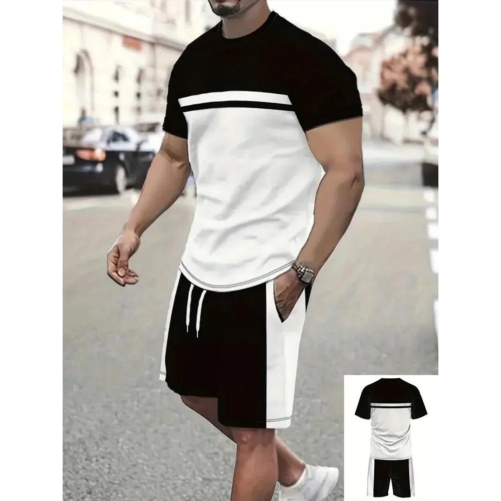 Fashion Men s Gradual Change Sportswear Casual Versatile Comfortable Suit Daily Simplicity Sport Wear Men’s S