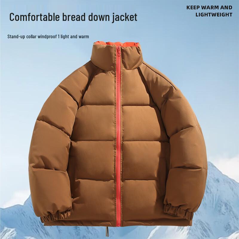 JEEP SPIRIT Men's Loose Fit Stand-Collar Puffer Jacket