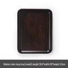 ZISIZ Walnut Wood Carved Coffee Tray