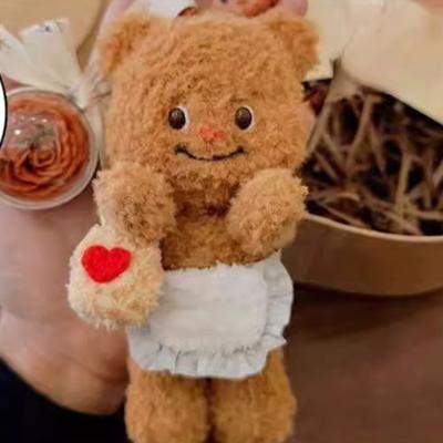 Soft Bear Pendant Fashionable Bag Decoration Cute Bear Keychain Cute Keyrings Backpack Key Rings Car Key Chain Accessory