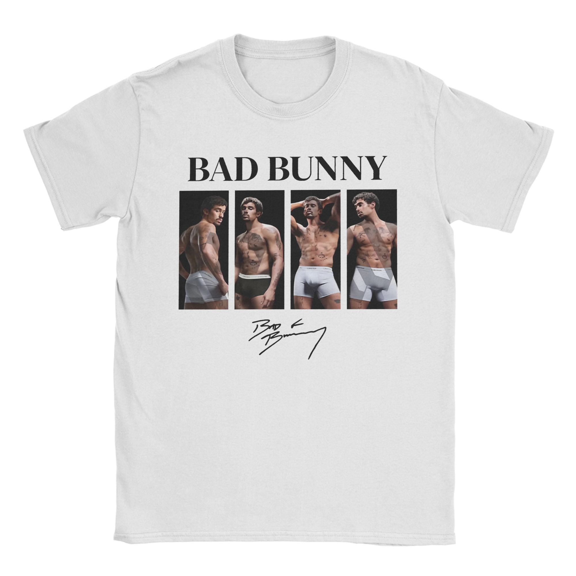 

Bads Bunnys Halftime Show New Arrival T Shirt for Men Women Cotton Tee Shirt Clothing 5XL різнокольоровий
