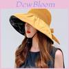 Sun Protection Hat For Women With Large Brim And Bow Knot Summer Foldable Sun Hat