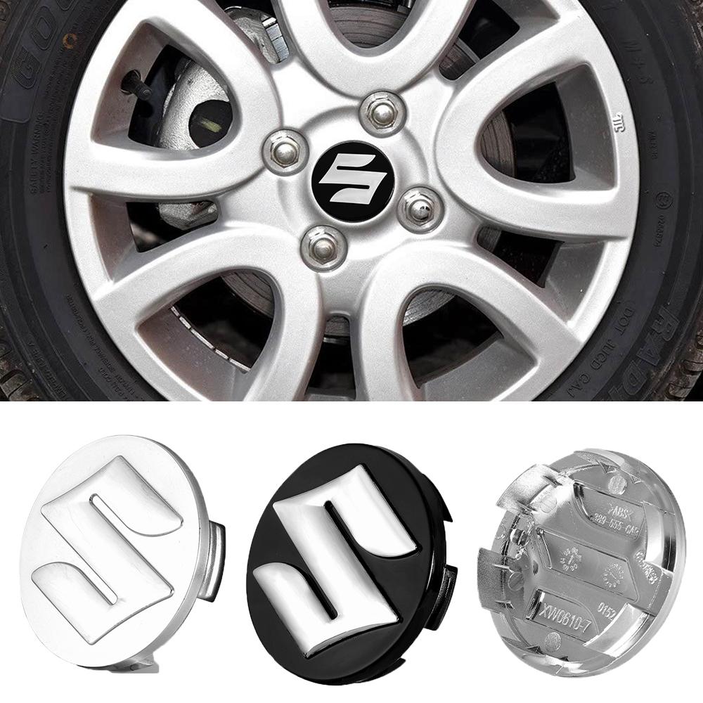 54/56/58/60MM Autoemblem Radnaben-Mittelkappe Abzeichen Abdeckungen Zubehör für Suzuki SX4 Gsxr 600 Kombi Baleno Ignis Vitara Liana