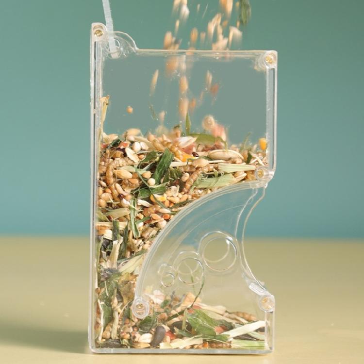 Pet Hamster Feeder Food Bowl Hamster No-Mess for Small Pet Feeding 300ml