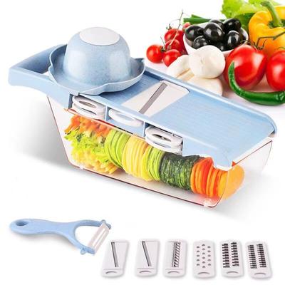Vegetable Cutter Multifunctional Slicer Fruit Potato Peeler Carrot Grater with Hand Guard Kitchen Tools Accessories