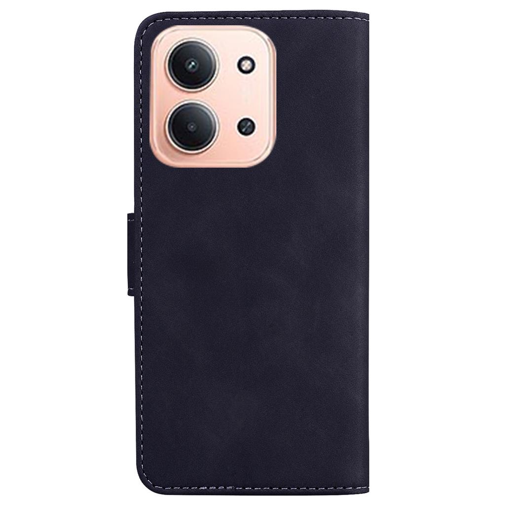 Xiaomi Redmi 15C 5G-hez (EU) (173mm)/15C 4G (EU) (173mm) Álló tok PU bőr telefontok Pillangós nyomtatással