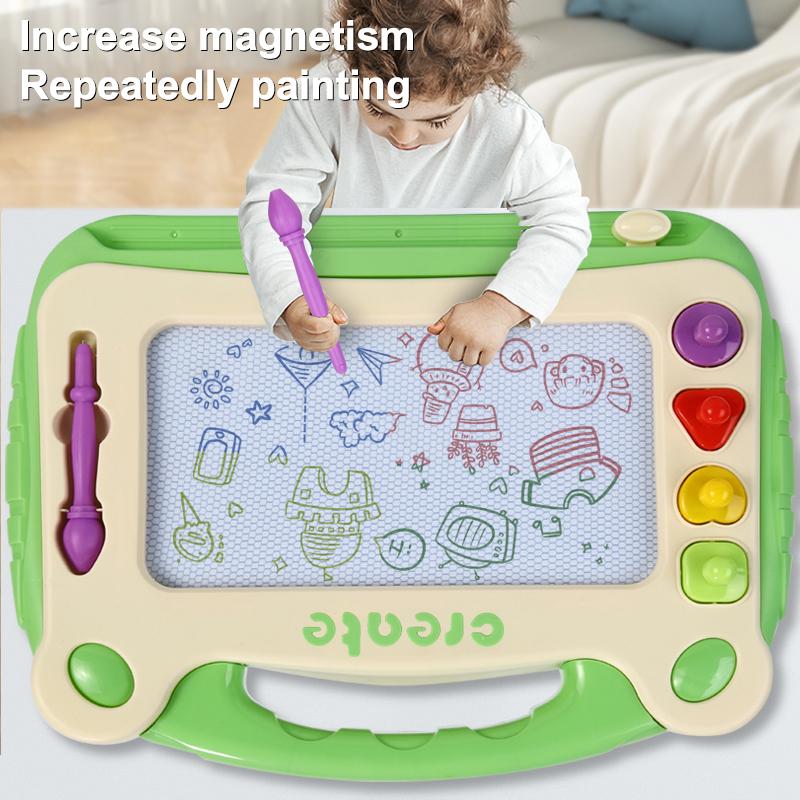 Children's Magnetic Color Drawing Board Writing Board Baby Drawing Board Male And Female Toy Graffiti Board Art Stand