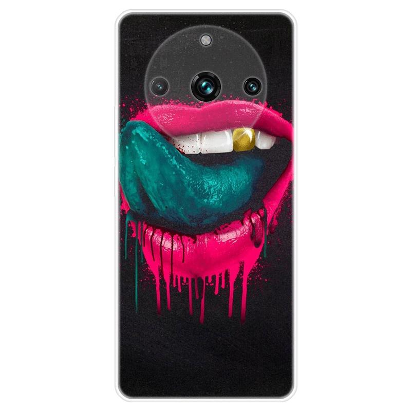 Pro Realme 11 Pro Pouzdro Realme11 Pro+ Měkký silikonový zadní kryt Kreslený obal na telefon Módní