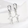 Trendy Unisex Star Earring Pendant with Hollow Design