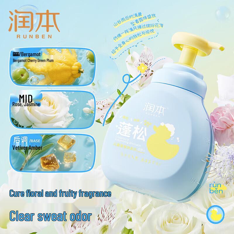 RUNBEN Kids Volumizing & Gentle Shampoo