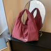 Trend Japanese Plaid Shoulder Bag Letter Large Capacity Overlarge Tote Bag Casual Versatile Women's Handbag Female