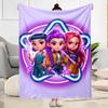 K-pop Stars Shine Bright Blanket Soft & Cozy Great for Bed Office Chair Livingroom Four Seasons Multipurpose Modern Style