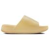 Calm Slide EVA Stitching Slide Slippers Women's Sesame Brown DX4816-200
