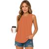 Womens Casual O Neck Loose  Sleeveless Top T-shirt  Summer Tank Tops For Women Tank Camisole Sleeveless Basic Tops