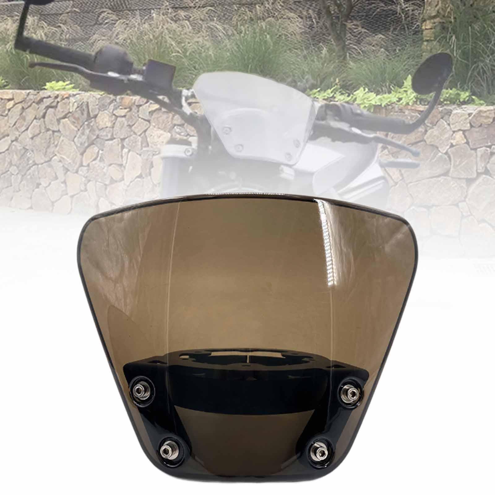 

Motorcycle Windshield Sturdy Motorcycle Windscreen for Scooter Fittings