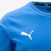 Puma Galleria Puma Round Neck Short Sleeve Training Wear Team Goal Casual Blue