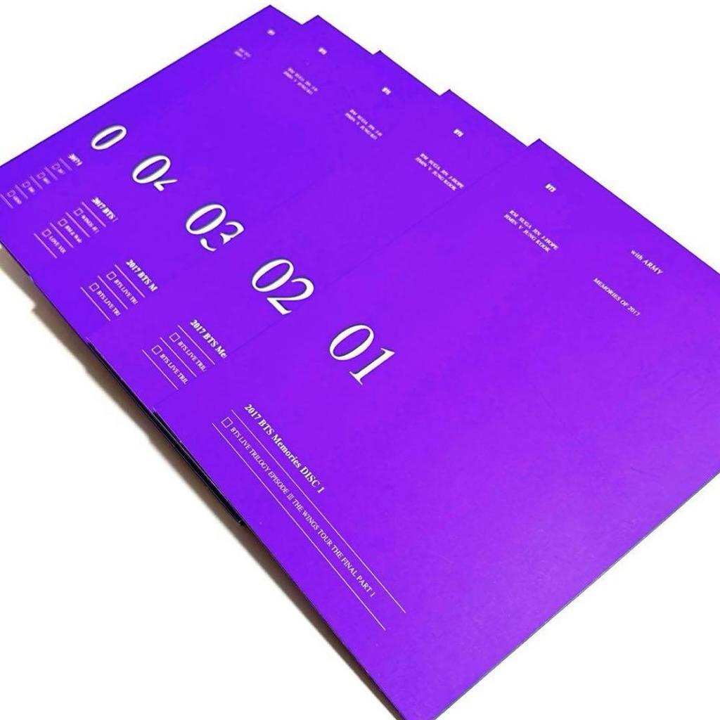 [USED] BTS MEMORIES 2017 (5-disc set) Blu-ray with Japanese subtitles