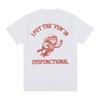 I Put The Fun In Dysfunctional Tshirt Funny Vintage Cat Meme Cartoon Tee Shirt Unisex Women Summer Streetwear Casual Humor T Shirt