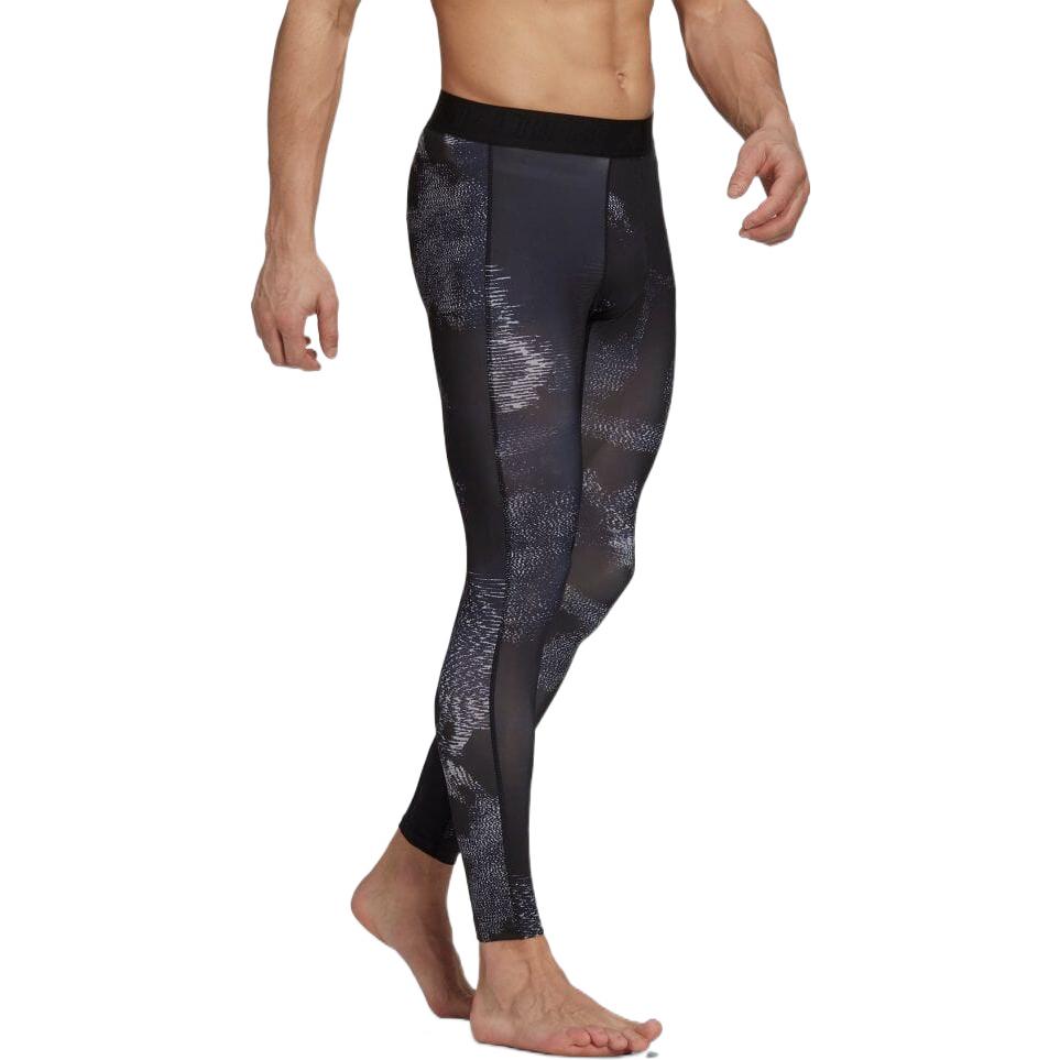 Adidas Gym Training Tights Men Bottoms Black HJ9924
