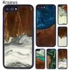 Krajews Wood Resin Print Phone Case For iPhone 17 Air 16 15 14 11 12 13 Pro MAX Plus Cover Shell Coque