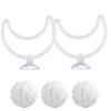 2Pcs/set Suction Cup Betta Exercise Ring White Aquarium Training Hoop Fish Tank Decoration