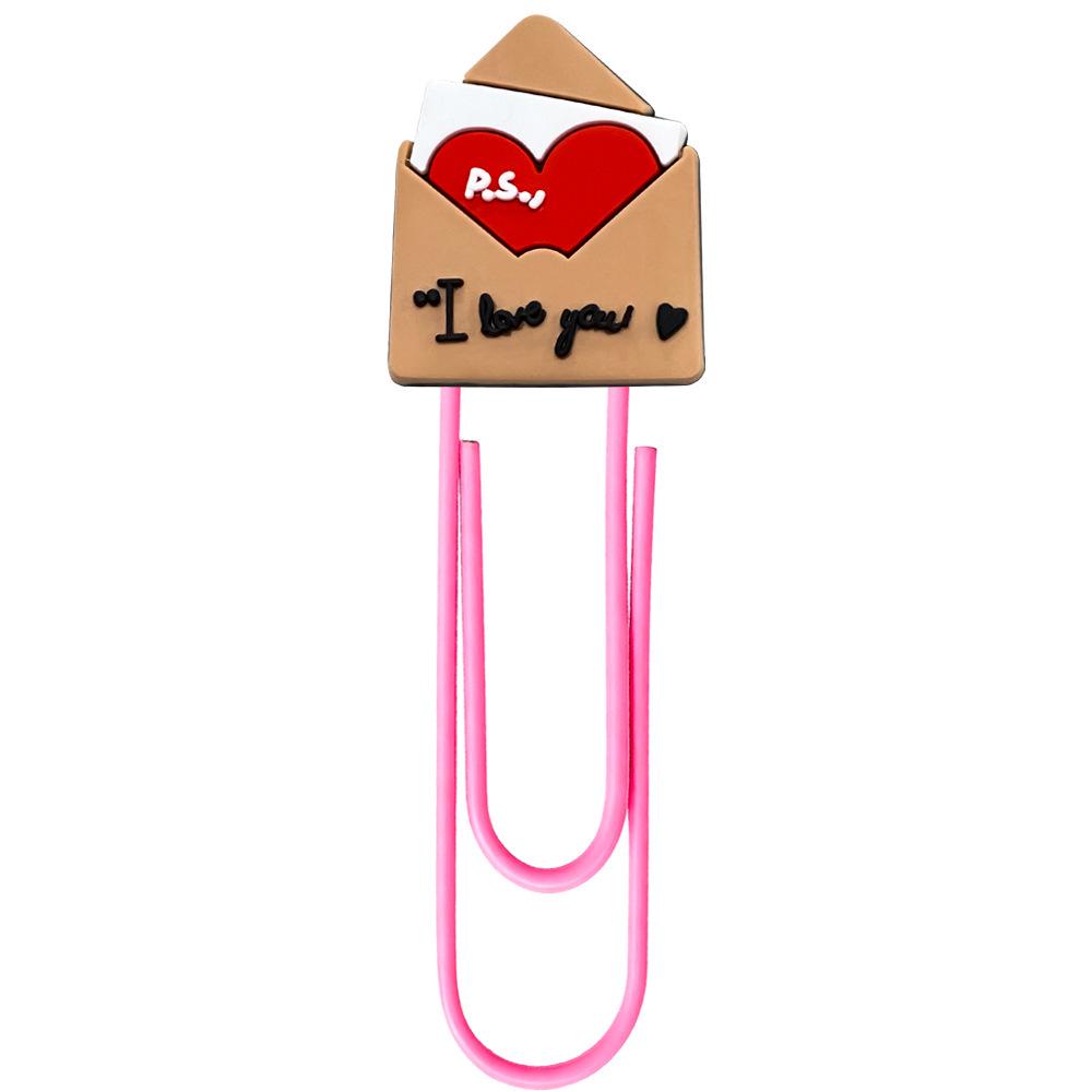 Y2K Creative Cartoon Bookmark - Colorful Large Paperclip for Office Supplies and DIY