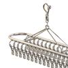 Clothes Drying Rack with Clip Strong Clamps No Rust Dryer Durable Stainless Steel Hanger for Socks And Underwear