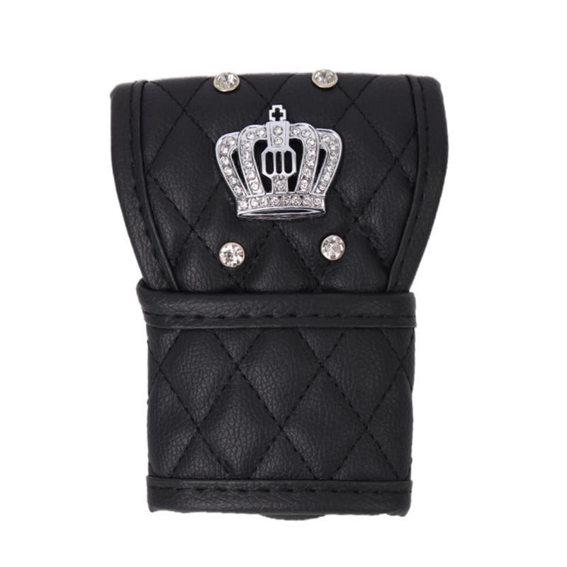 Rhinestone Car Seat Belt, Handbrake & Gear Shift Knob Protector Set