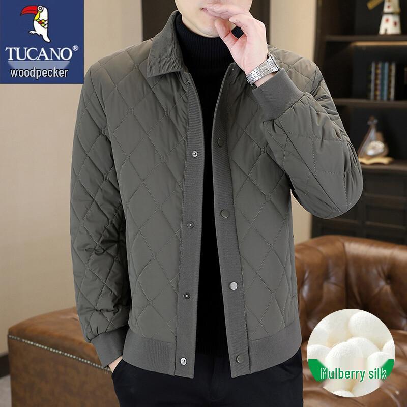 TUCANO Men's Winter Silk-Filled Padded Jacket