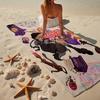 Stained Glass Gothic Romance Beach Towel, Super Soft Microfiber, Gift for Her/Him, Birthday, for Pool, Beach, Travel, Home Decor Fan Gifts