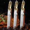 Mongolian Meat Eating Knife Utility Knife Meat Cleaver Lamb Knife Stainless Steel Kitchen Knife Cooking Boning Knife Accesories
