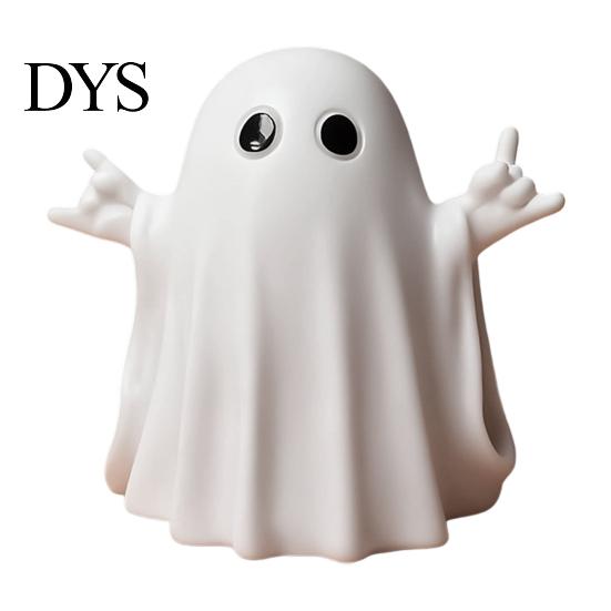 Decorative Seasonal Accents Halloween Ghost Gnome Figurines, Resin Tabletop Decoration, Cute Figurines Statue, Ornaments for Indoor Outdoor Home Party