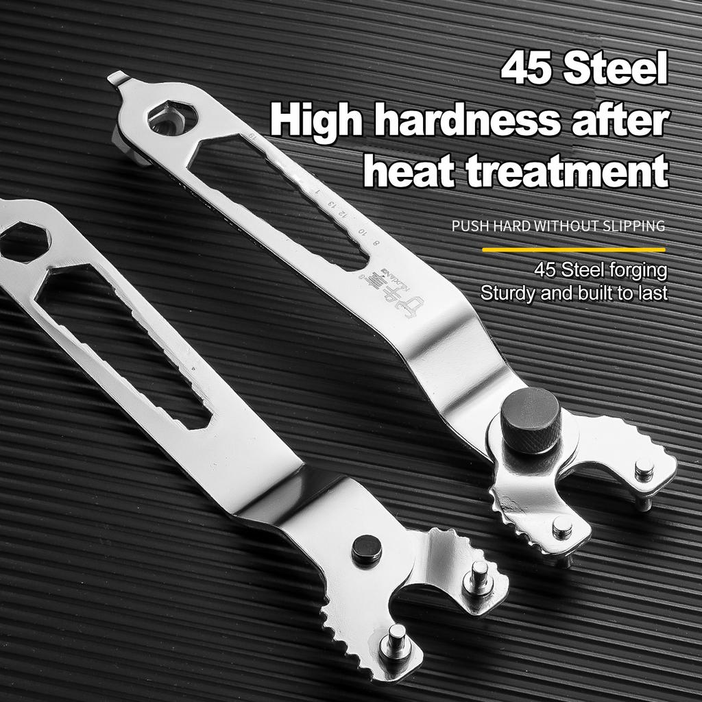 Dual-purpose Angle Grinder Machine Accessories Two Claw Wrench Thickened High Hardness Wrench For Angle Grinding Wheel Machine