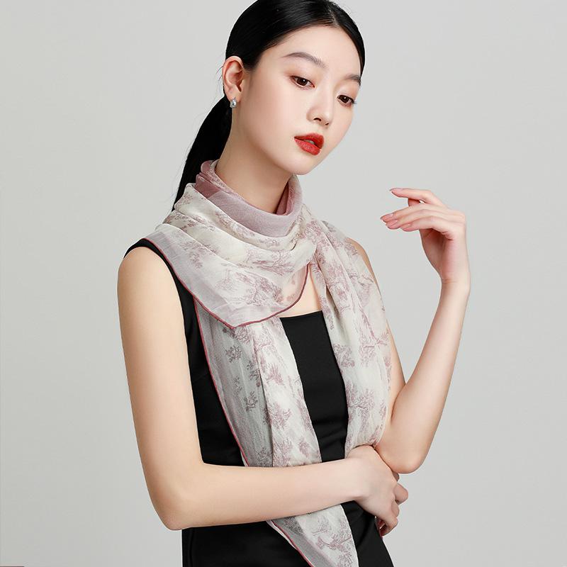 Handmade 100% Mulberry Silk Square Scarf Shawl