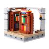 MOC Medieval Furniture Pharmacist Wine Barrel Bar Scrolls Cabinet Building Blocks Piano Bookshelf Paper Map Bedrooms Bricks Toys