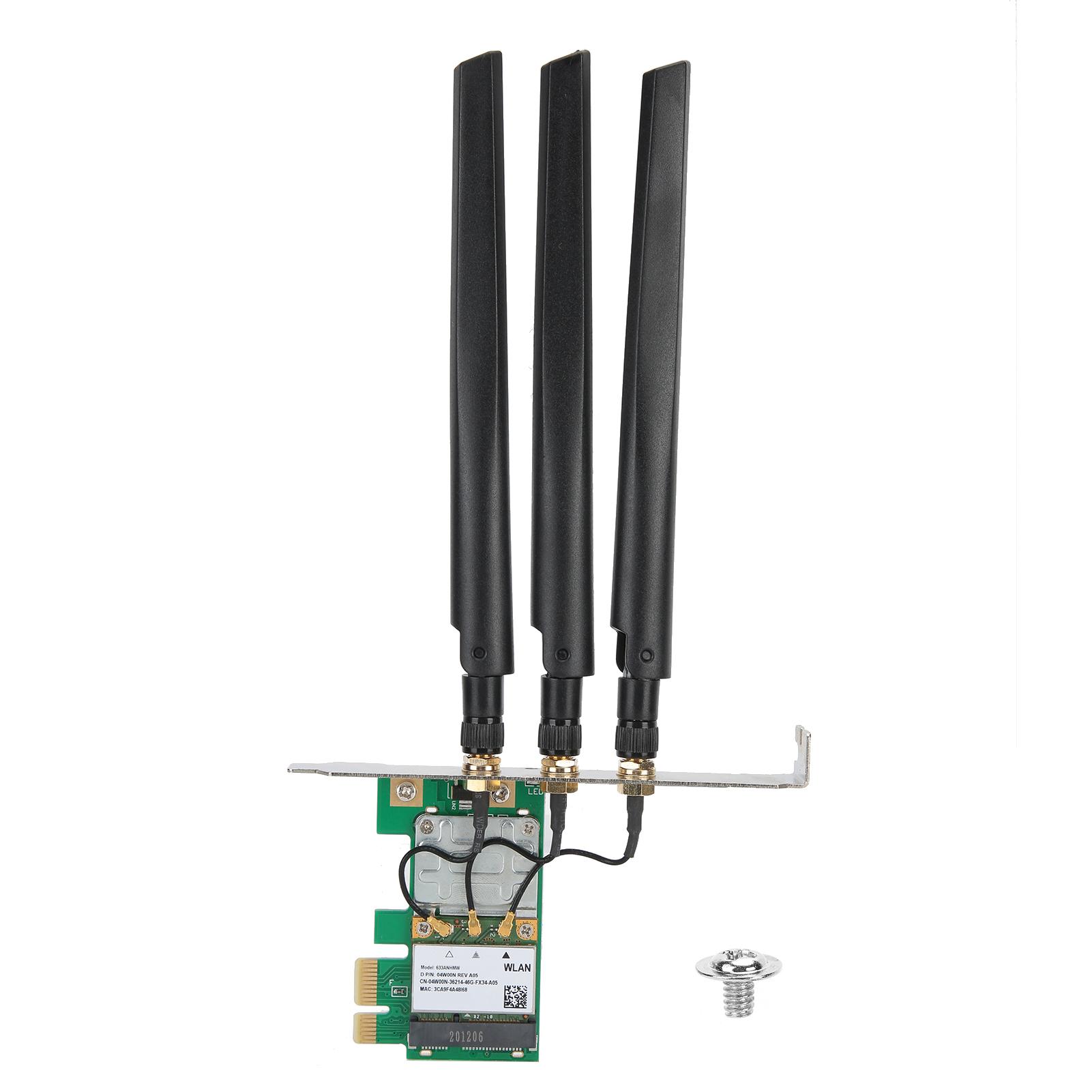 

6300AGN Desktop Network Card 450Mbps 802.11AN PCIE WiFi Adapter A2.4G5G Accessory