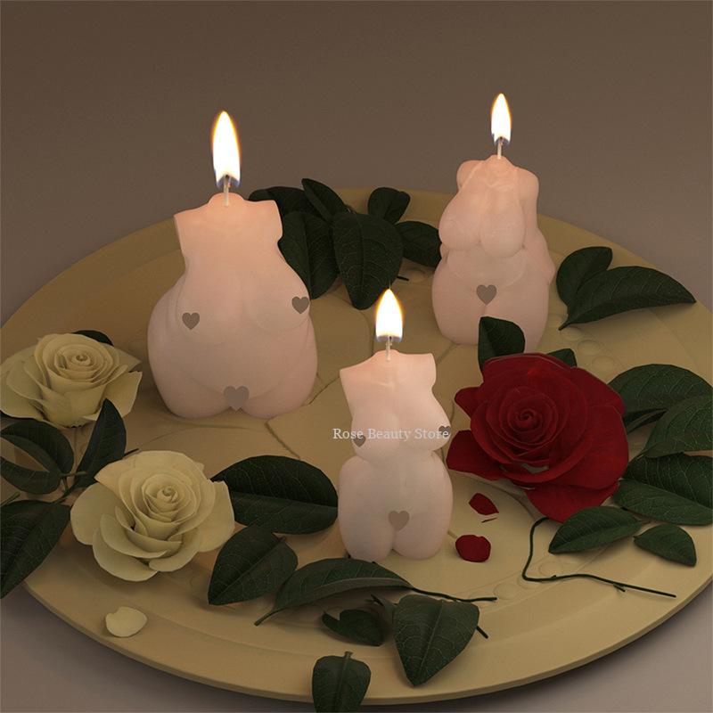 3D Human Silicone Candle Mold Diy Aromatherapy Candle Handmade Decoration Soap Chocolate Tool Cake Mold