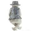 Lawn Sculpture Resin Fisherman Figurine Funny Removable Rod Boy Fishing Rod Figurine Garden Statues Garden