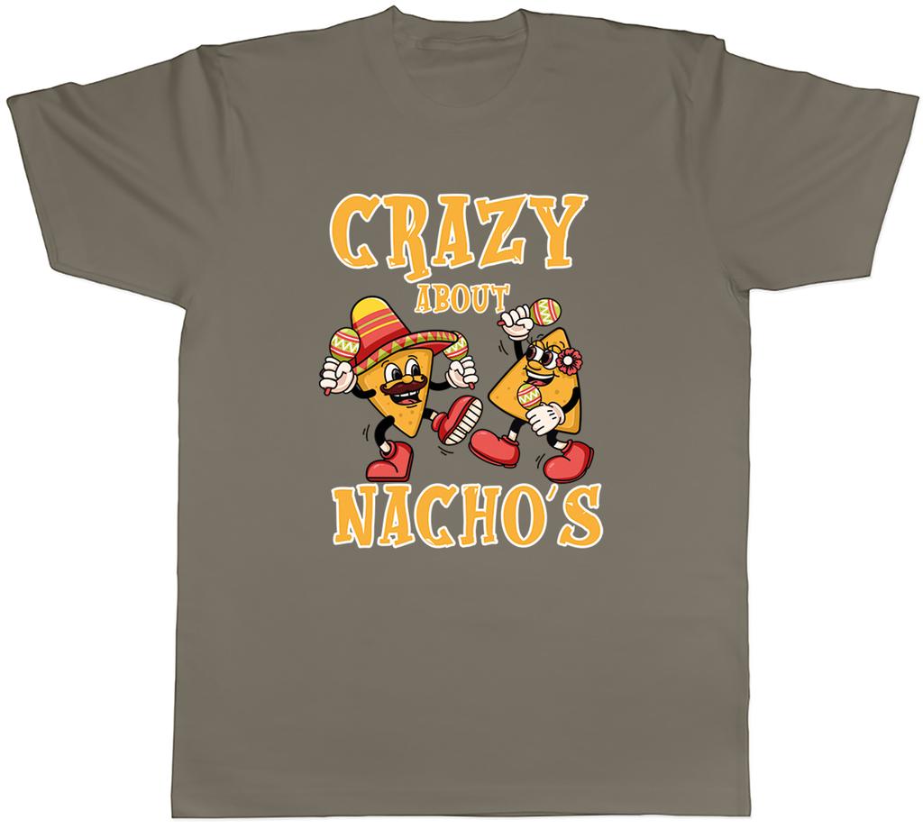 Crazy about Nachos Unisexs TShirt Mexican Fiesta Chips Tee Gift