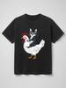 Funny Cat Riding Chicken T-Shirt – Cute Animal Humor Tee